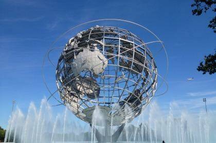 Tomorrow's world today: the Unisphere in Flushing Meadows, New York City.  Photo: Tim Richards