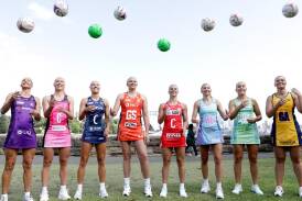 The Super Netball title is up for grabs, with the captains launching the 2024 season in Sydney. (Esther Linder/AAP PHOTOS)