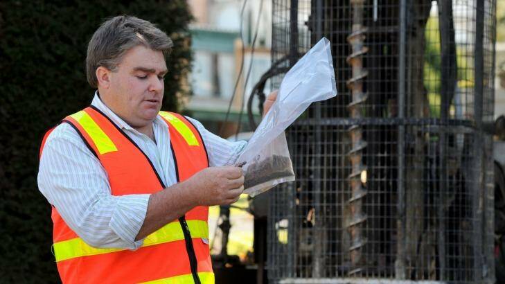 Former Bendigo Health Construction Manager Adam Hardinge Photo: Brendan McCarthy