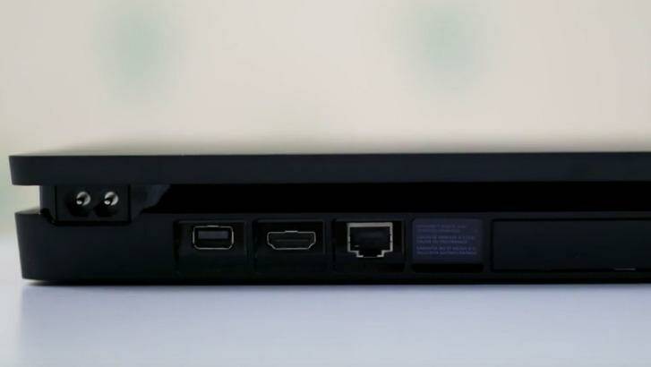 The rear of the supposed new PS4. Photo: ZRZ