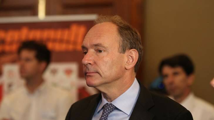 Sir Tim Berners-Lee, who theoretically could have breached the Public Service Act. Photo: BRENDAN ESPOSITO