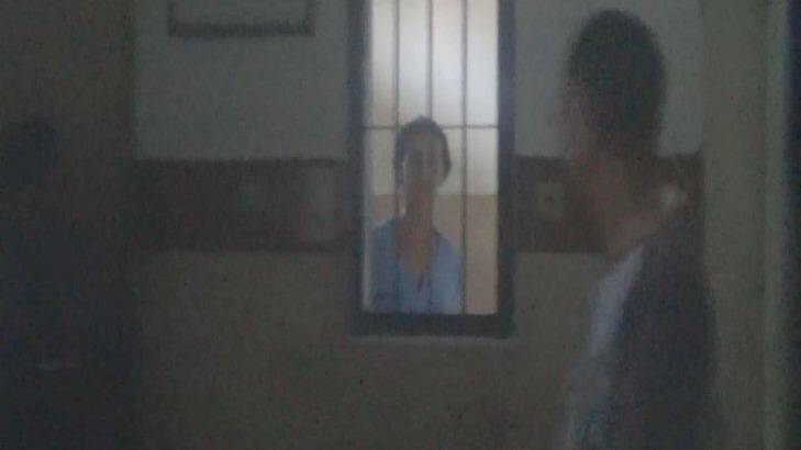 They are of Sara Connor in her cell in Indonesia.  Photo: Supplied