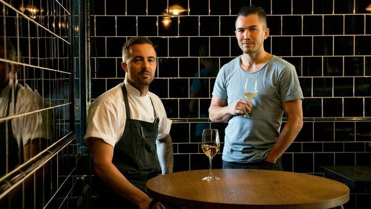 Dave Verheul and Christian McCabe will open their city wine bar Embla in November. Photo: Jesse Marlow