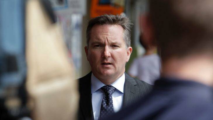 Shadow treasurer Chris Bowen could not name the tax-free threshold rate during an awkward interview. Photo: Andy Zakeli