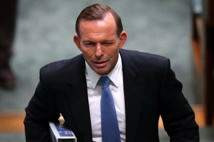 Prime Minister Tony Abbott in Parliament on Monday. Photo: Andrew Meares