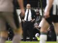 Ange Postecoglou couldn't have liked what he saw as Spurs got thumped at Newcastle. (AP PHOTO)