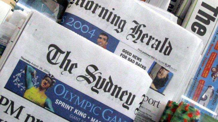 A Fairfax spokesman said there were "no plans to change from daily printing and we expect that to be the case for some years into the future."  Photo: Michael Clayton-Jones