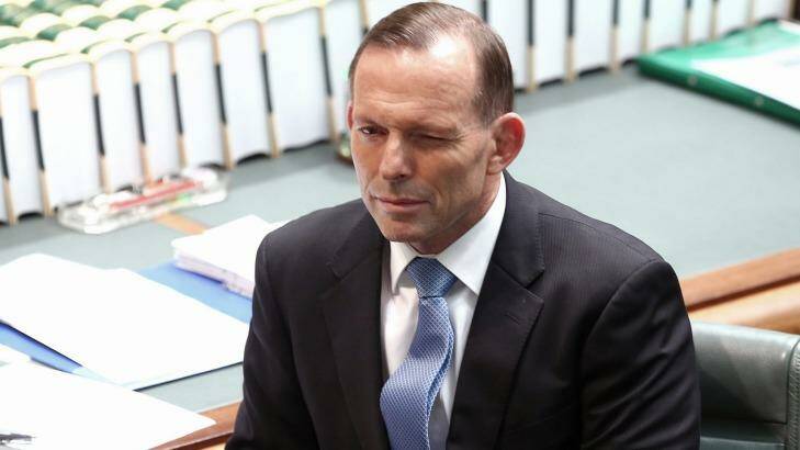 Prime Minister Tony Abbott Photo: Alex Ellinghausen