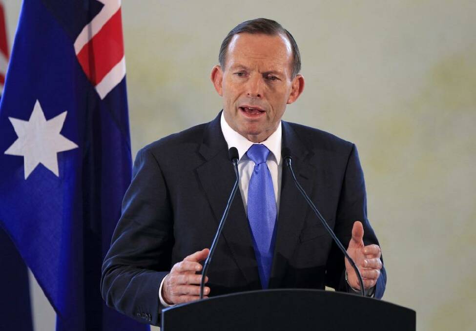Expensive policies: Prime Minister Tony Abbott and his colleagues have allocated $630 million to a counterterrorism package and have now agreed to military intervention in Iraq.