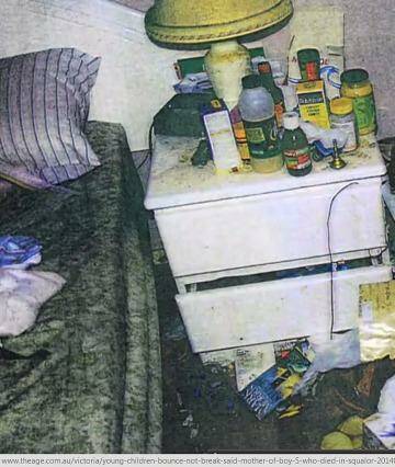 A man whose son dies in their squalid home has been spared any time in jail.