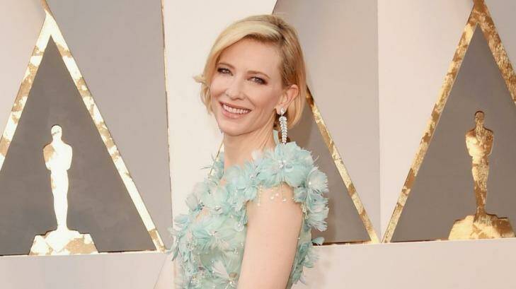 Cate Blanchett at the 88th Annual Academy Awards ...nominated again for <i>Carol</i>. Photo: Jason Merritt/Getty Images