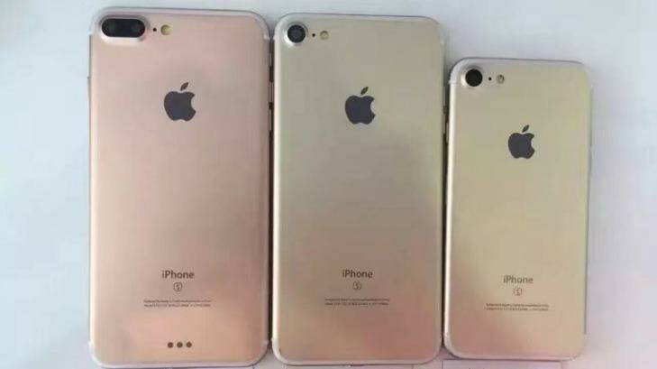 New images show a dual-camera iPhone 7 Pro, an iPhone 7 Plus and an iPhone 7.
