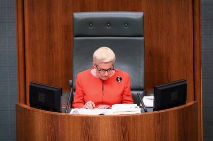 Speaker Bronwyn Bishop in question time on Thursday. Photo: Andrew Meares