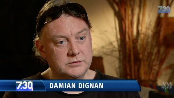 Damian Dignan was a pupil at St Alipius primary school in Ballarat.  Photo: Courtesy of ABC