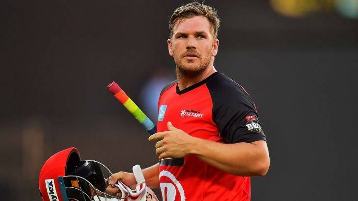 The stakes are high for Aaron Finch and the Renegades Photo: Daniel Kalisz/Getty Images