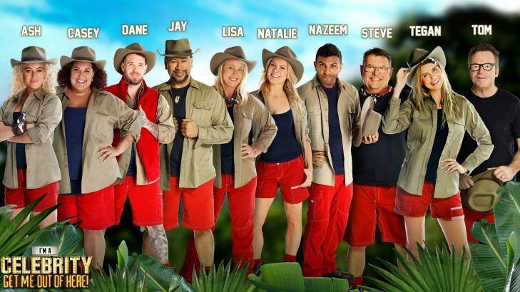 The full cast of I'm A Celebrity Get Me Out of Here Australia 2017. Photo: Ten