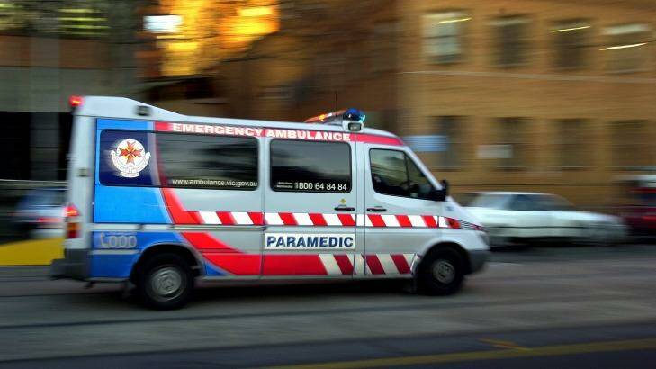 Ambulance Victoria was flooded with calls after a storm hit Melbourne shortly before 6pm.