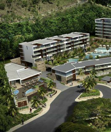 Boost to Queensland: ONE Whitsundays Resort under construction at Airlie Beach.