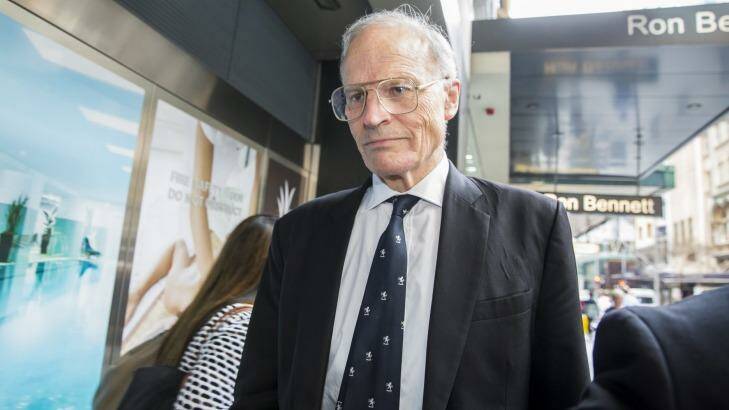 Dyson Heydon is due to decide on his future as royal commissioner on Monday. Photo: Anna Kucera