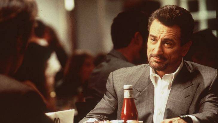 Robert De Niro as top-level cold-blooded career theif Neil McCauley in <i>Heat</i>.