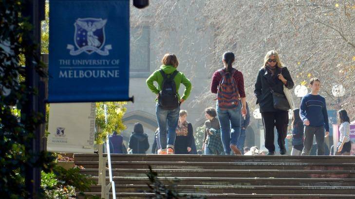 Elite universities such as Melbourne could be set for a windfall. Photo: Joe Armao