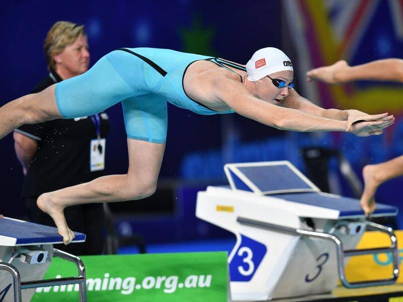 Cate Campbell won the women's 100 metre freestyle at the Australian swimming trials early in March.