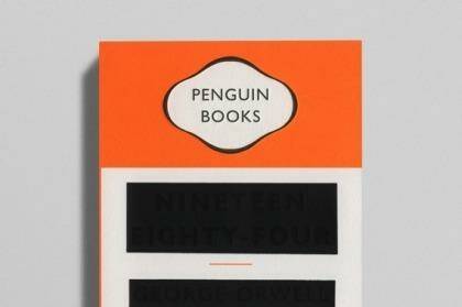 The cover design for <i>Nineteen Eighty-Four</i> by George Orwell, by David Pearson.