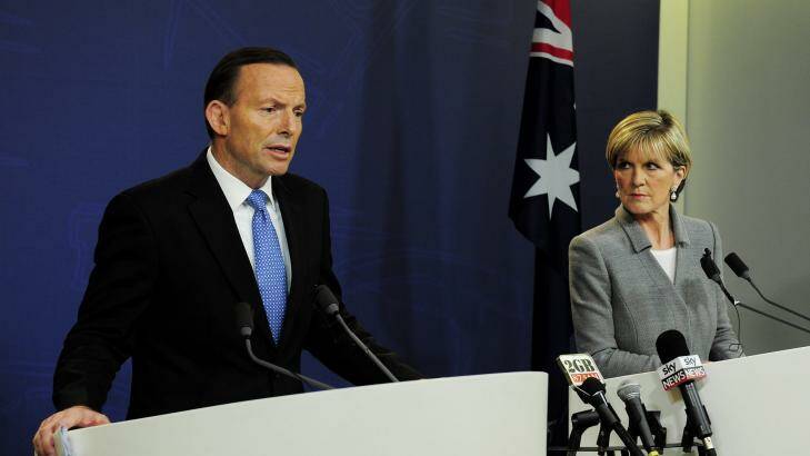 Prime Minister Tony Abbott and Foreign Minister Julie Bishop respond to the MH17 tragedy.