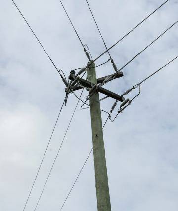 The Baird government has outlined $20 billion in spending from the funds raised through the sale of the so-called 'poles and wires' of the electricity network. Photo: Jeffrey Chan