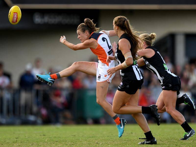 GWS have notched their first win of the AFLW season, beating Collingwood by 13 points.