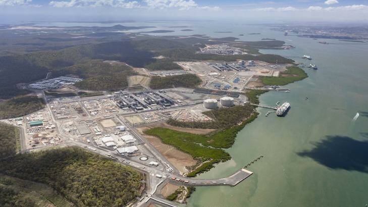 Queensland's Curtis Island LNG export terminal: Resources investment is still shrinking despite projects like this Photo: Fullframe Photography