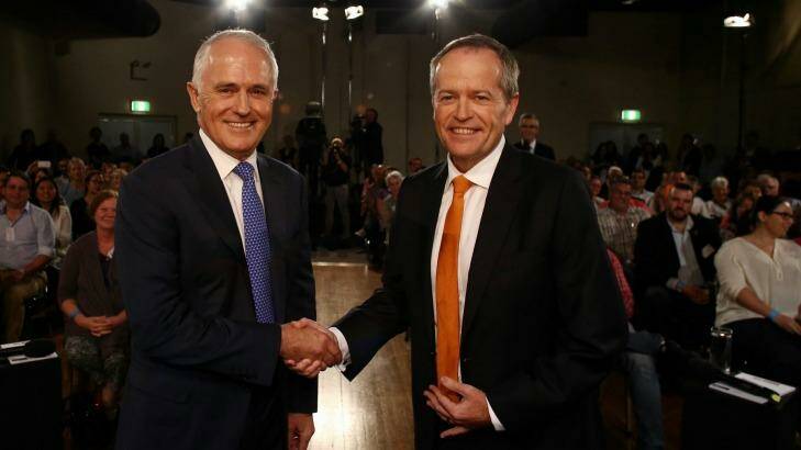 Malcolm Turnbull and Bill Shorten Photo: Andrew Meares