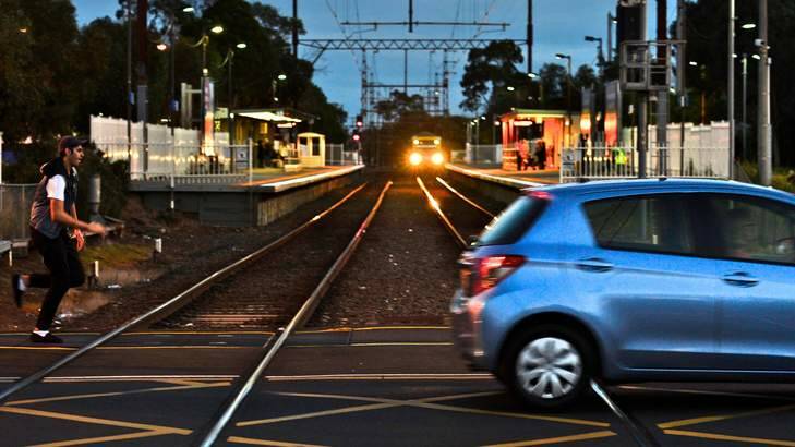 Collisions at level crossings remain a 'wicked problem'. Photo: Justin McManus