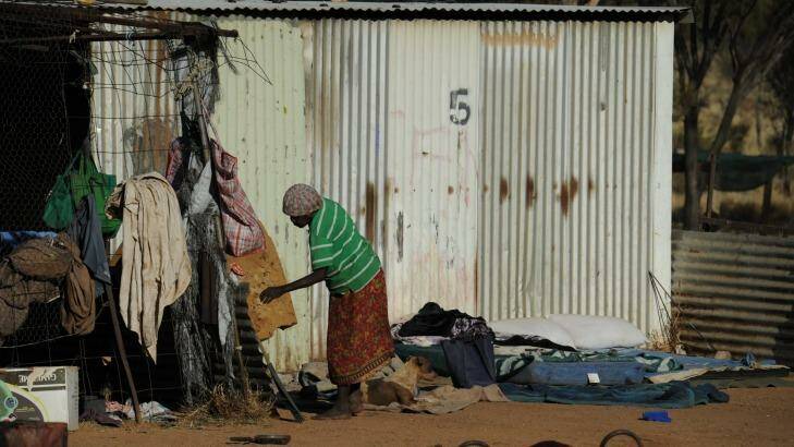Poverty in outback Australia.