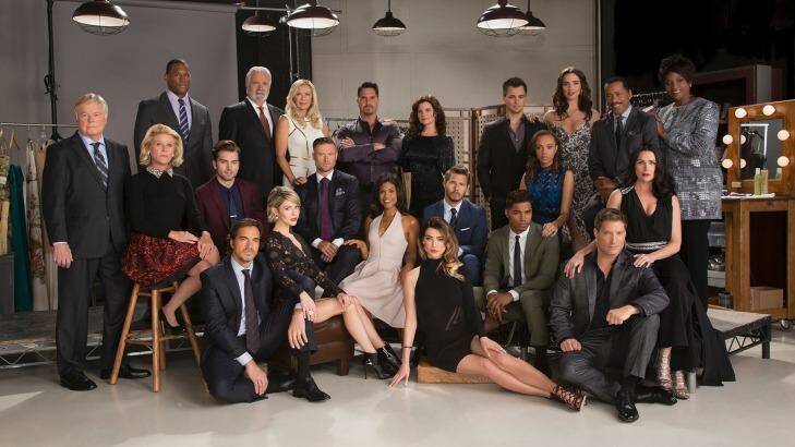 The Cast of the CBS series The Bold and the Beautiful. Photo: CLIFF LIPSON/CBS Broadcasting Inc