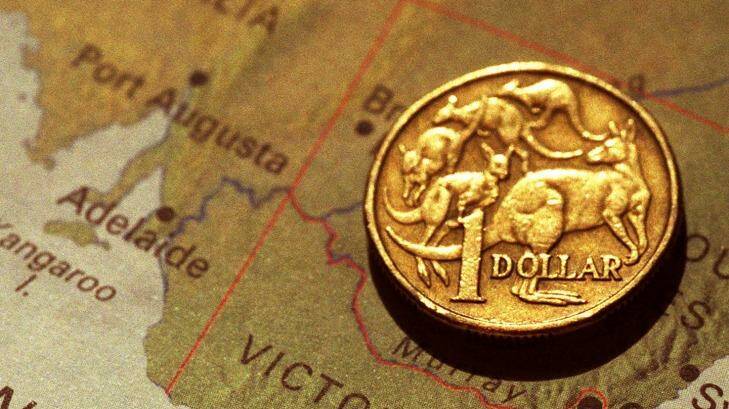 The Australian dollar was down against the greenback but continues to soar against the New Zealand currency.