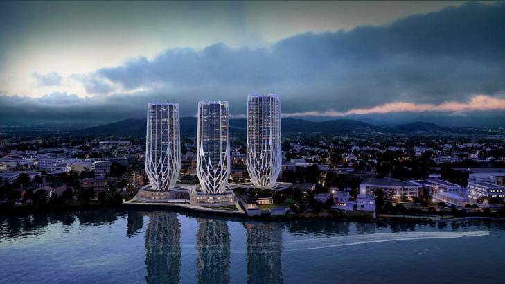 An artist's impression of Sunland's proposed $420 million Grace on Coronation development. Photo: Supplied