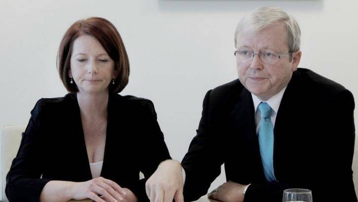 The dumping of Kevin Rudd, pictured with his successor Julia Gillard, meant that course of action was no longer off limits. Photo: Andrew Meares