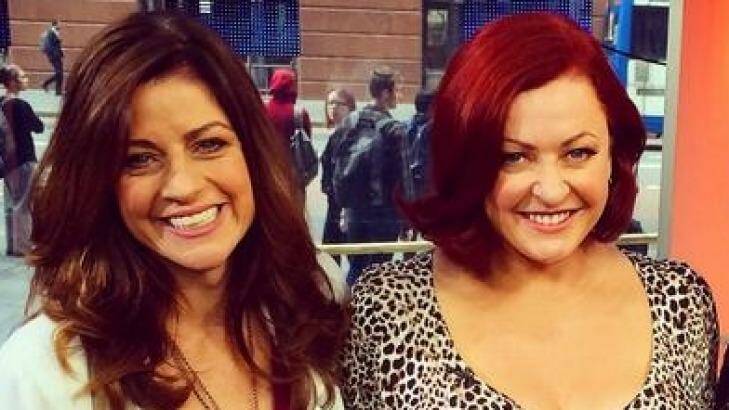 New AWW editor-in-chief Kim Wilson and former Fairfax reporter Shelly Horton during an appearance as "Kochie's Angels" on Sunrise. Photo: Twitter.@ShellyHorton1