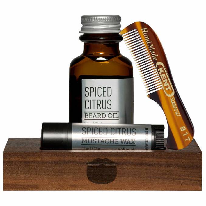 Beard love: Hipster dads know it's not just growing the beard that counts, it's grooming it too. $59. shaverhut.com.au