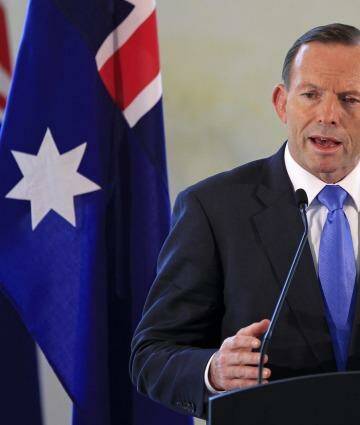 Expensive policies: Prime Minister Tony Abbott and his colleagues have allocated $630 million to a counterterrorism package and have now agreed to military intervention in Iraq.