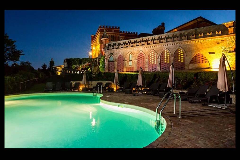 Within a half hour drive of Pisa and a little further from Florence, this fabulous Tuscan castle's asking price has been recently reduced to $17.5 million. Renovated four times in its history -  in 1700, 1830, 1875 by the architect Bellincioni who favoured this castle-shaped design, and again more recently -  the three-storey villa comes with annexed farm and stables. The castle consists 20 apartments and 6 ensuite bedrooms. Your money will also secure paddocks, parkland and gardens and a swimming pool.
