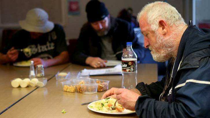Meals on the Bridge Lifeline helps about 60 people a week. Photo: Pat Scala