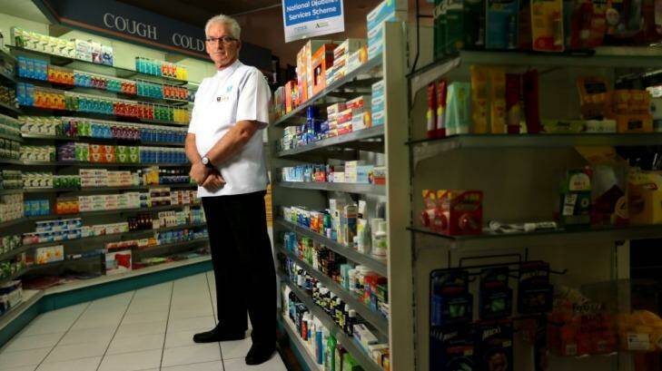 Pharmacists are "struggling" to identify problem codeine users, says Irvine Newton of the Pharmaceutical Society of Australia. Photo: Wayne Taylor