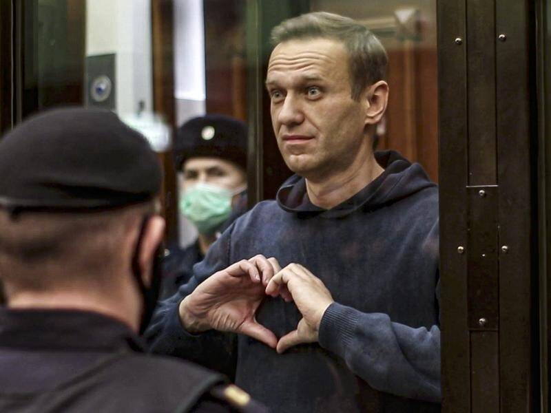 Russian Opposition Leader Alexei Navalny died in custody at an Arctic prison camp in February. (AP PHOTO)