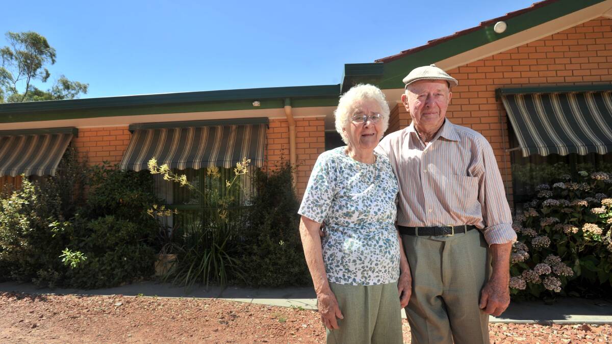 Elva and Doug at home in Strathfieldsaye this week. 