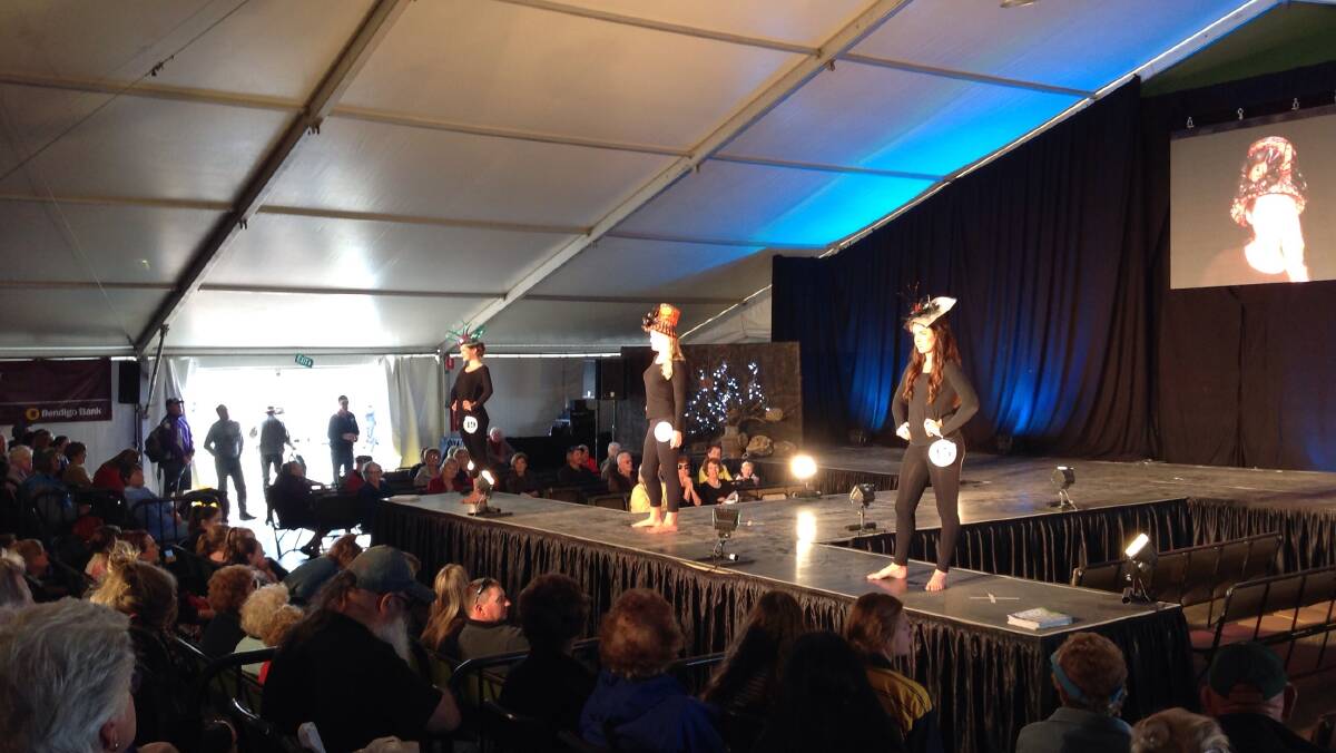The Ag Art fashion show is offering colour and unique ideas at Elmore.