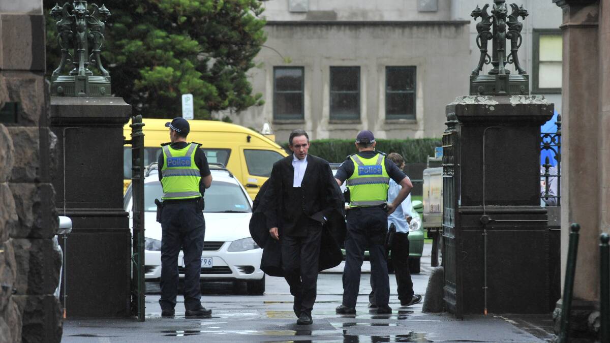 Defence Counsel David Hallowes after the verdict on Wednesday.