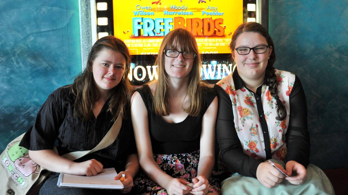Jessica Fredricksen, Shaleise Leishman and Emily Balll. 

Picture: JODIE DONNELLAN 