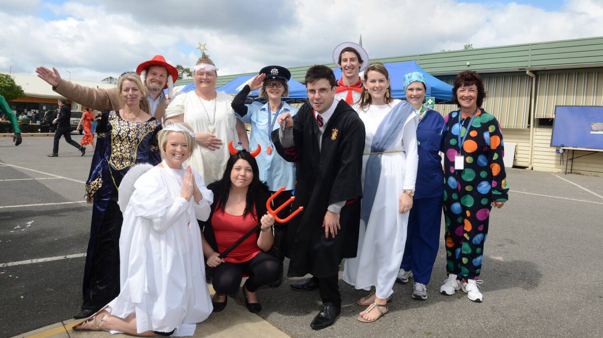 Staff during the BSSC dress-up day.

Picture: JIM ALDERSEY
